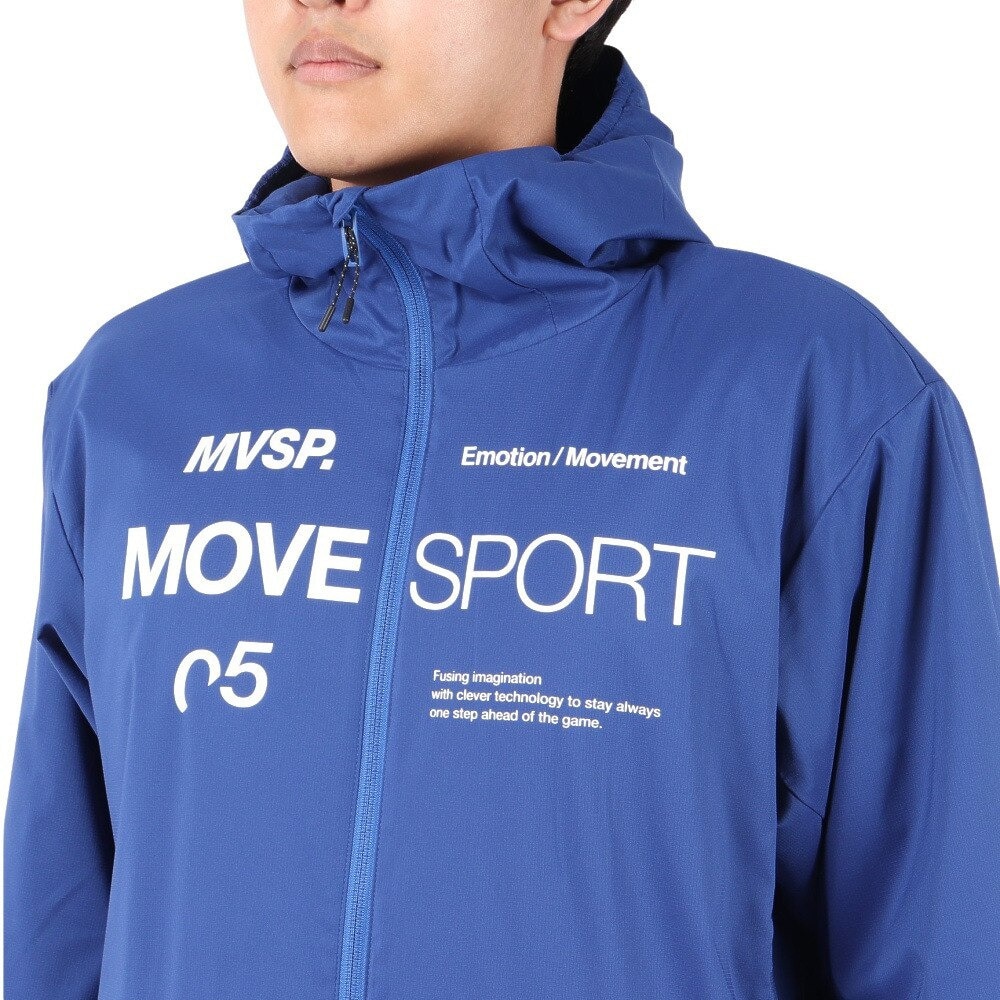 デサント（DESCENTE）（メンズ）AIR THERMOTION フルジップフーディー DMMWJF32 BL