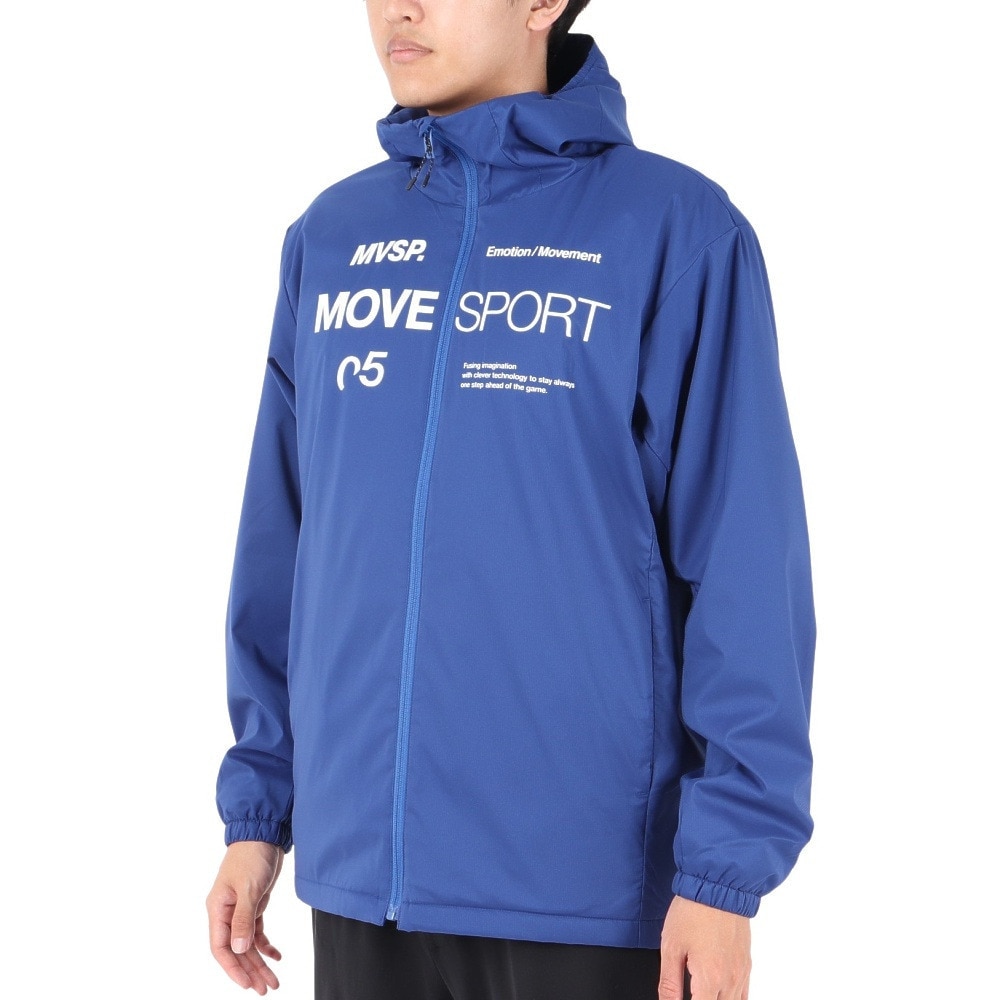 デサント（DESCENTE）（メンズ）AIR THERMOTION フルジップフーディー DMMWJF32 BL