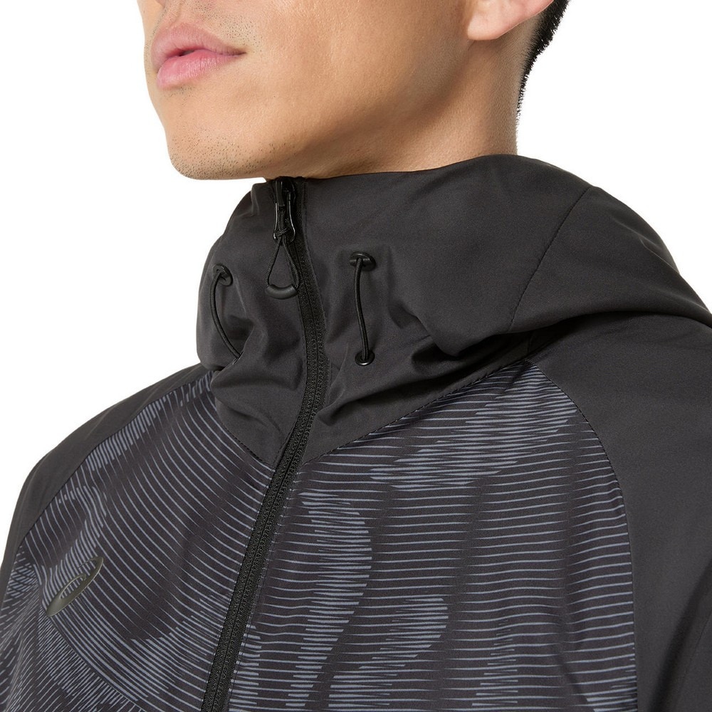 アシックス（ASICS）（メンズ）裏トリコットグラフィック ウインドブレーカーフーディー 2031F174.001
