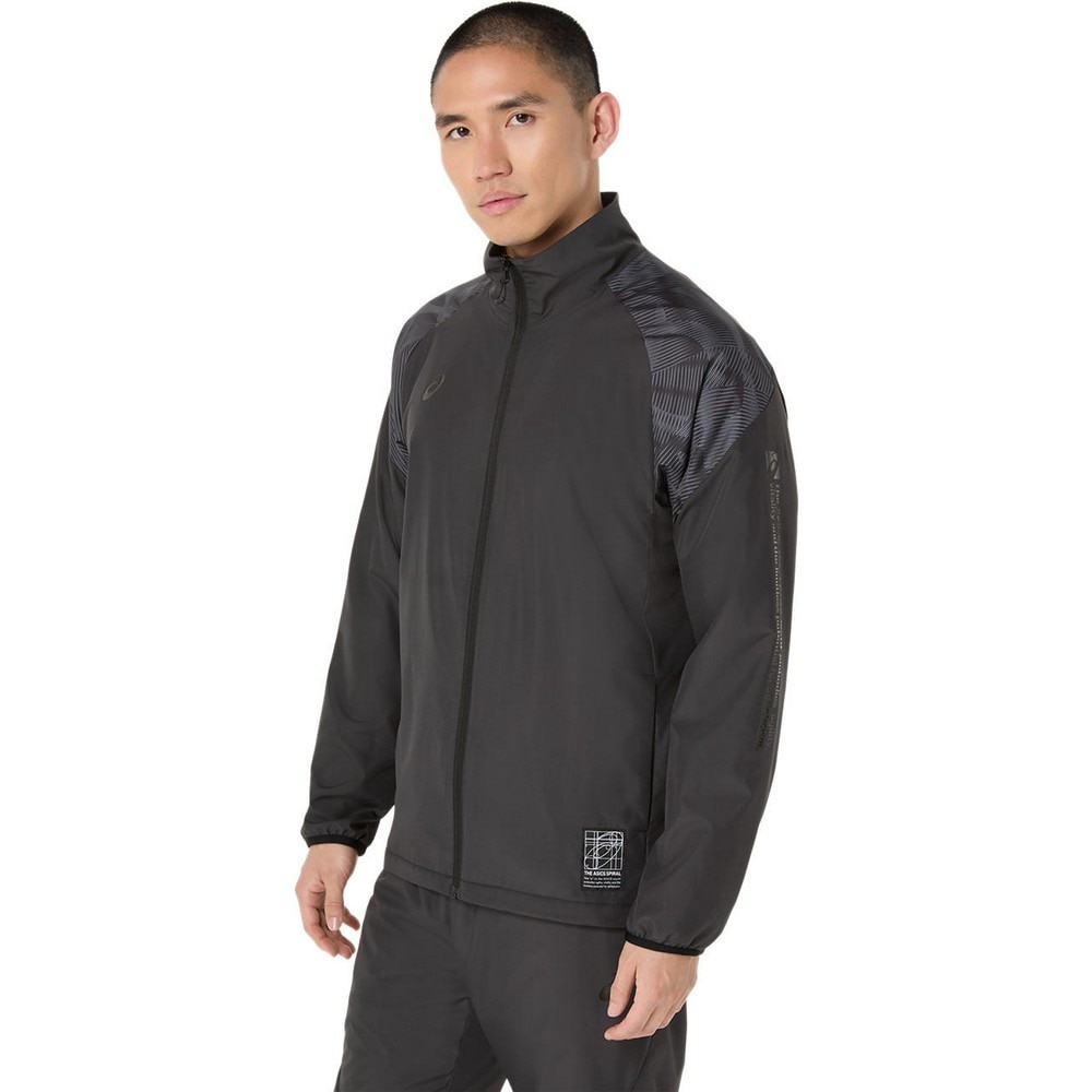 アシックス（ASICS）（メンズ）裏トリコットグラフィック ウインドブレーカージャケット 2031F175.001