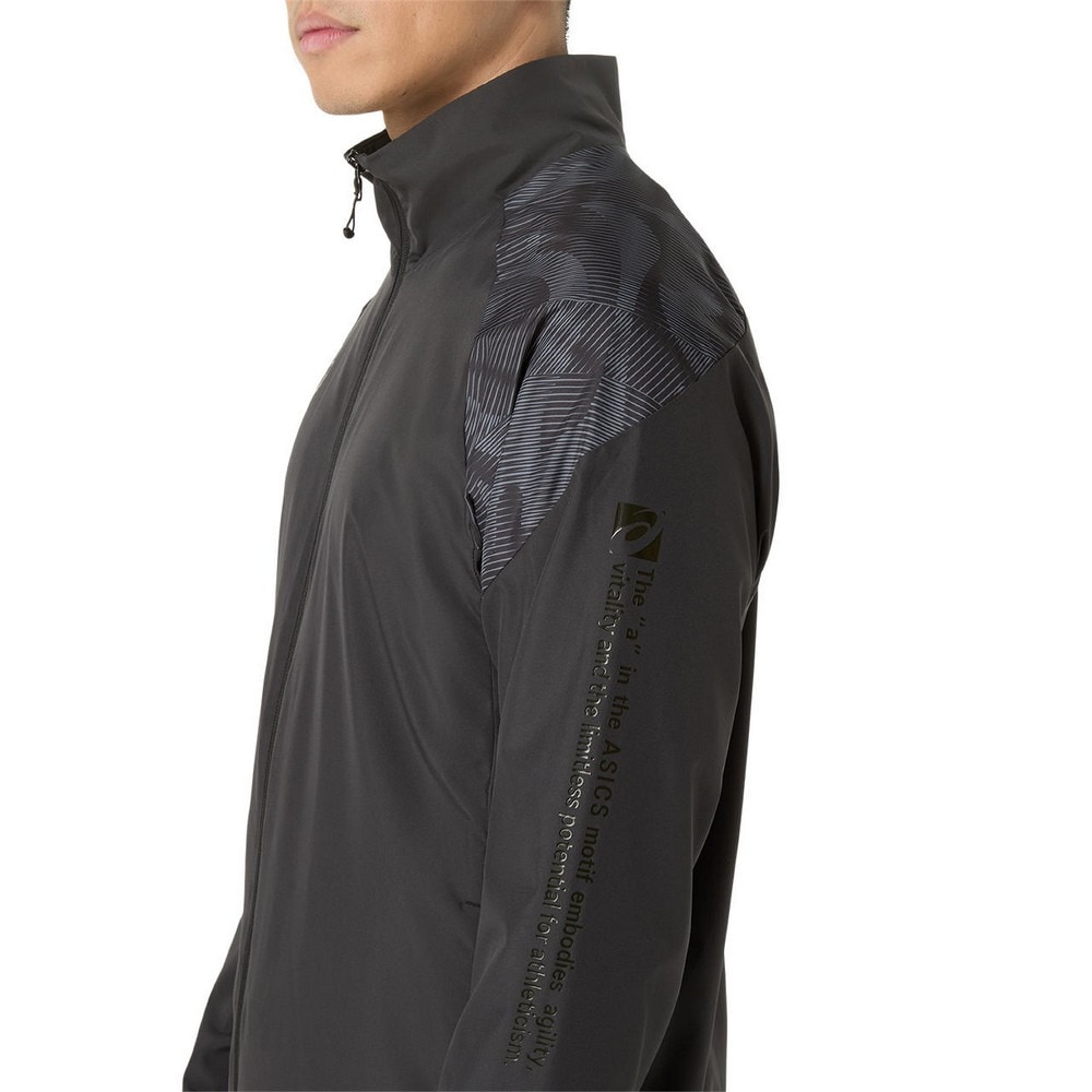 アシックス（ASICS）（メンズ）裏トリコットグラフィック ウインドブレーカージャケット 2031F175.001