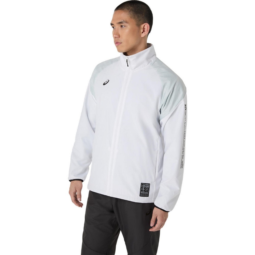 アシックス（ASICS）（メンズ）裏トリコットグラフィック ウインドブレーカージャケット 2031F175.100