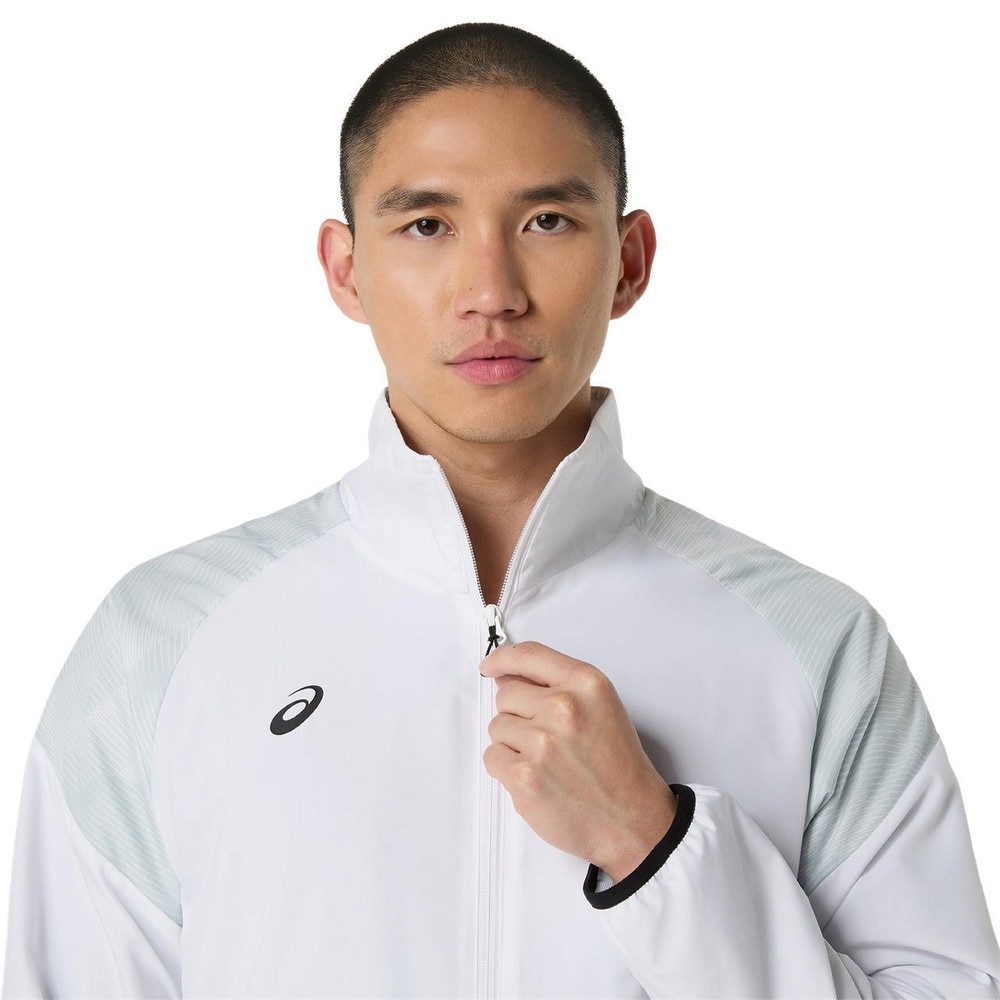 アシックス（ASICS）（メンズ）裏トリコットグラフィック ウインドブレーカージャケット 2031F175.100