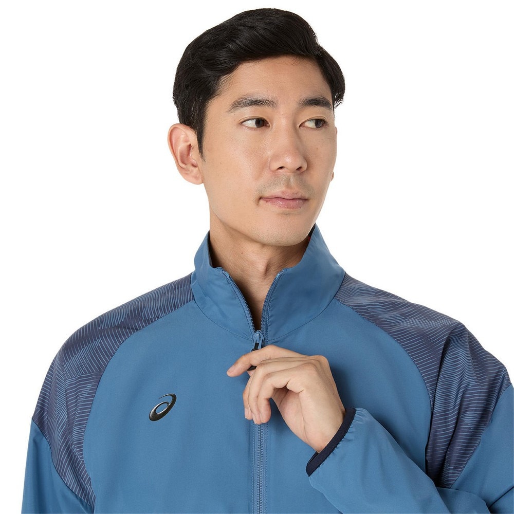 アシックス（ASICS）（メンズ）裏トリコットグラフィック ウインドブレーカージャケット 2031F175.401