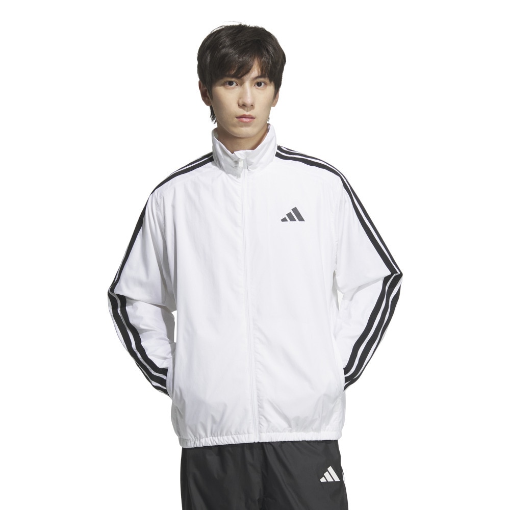 アディダス（adidas）（メンズ）マストハブ スリーストライプス 起毛トリコット ウインドジャケット HY034-KA1290