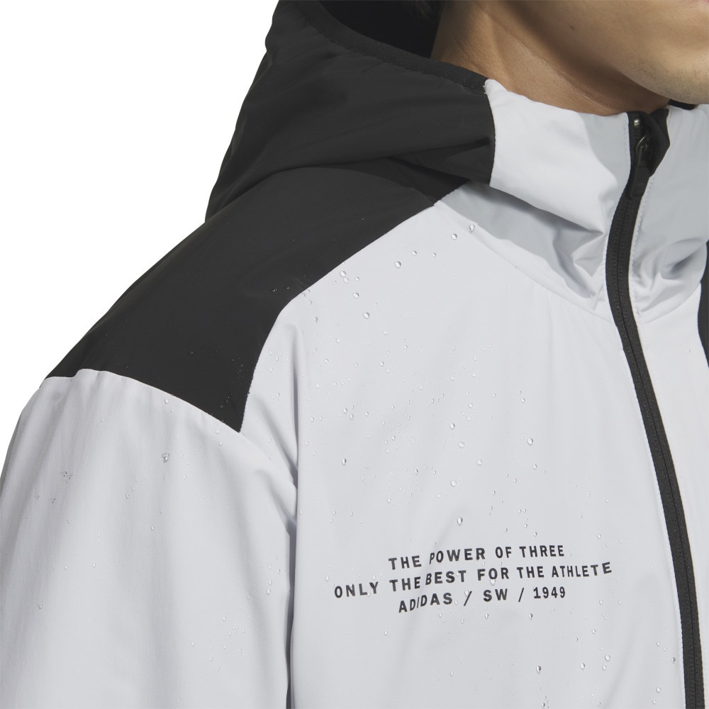 アディダス（adidas）（メンズ）アダプテーション レギュラーフィット ストレッチ ウーブン フード付き フルジップ トラックトップ Z4786-KA1239