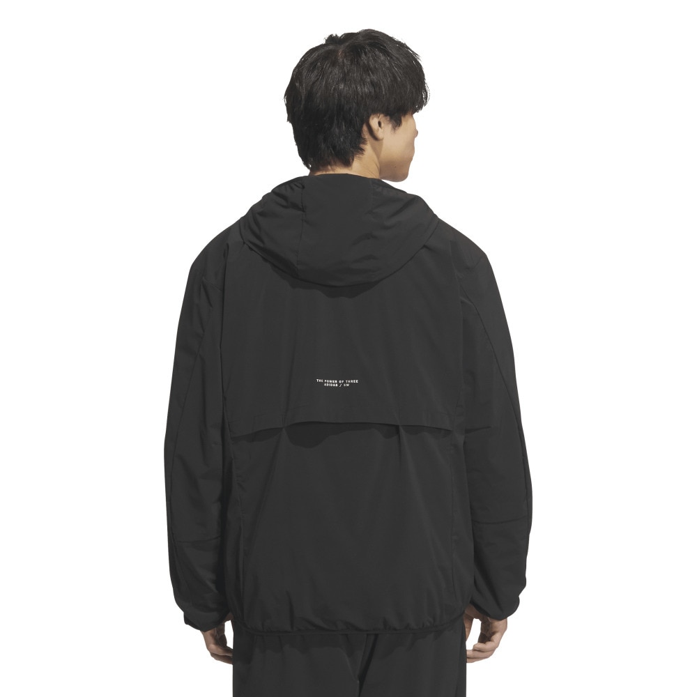 アディダス（adidas）（メンズ）アダプテーション レギュラーフィット ストレッチ ウーブン フード付き フルジップ トラックトップ Z4786-KA1240
