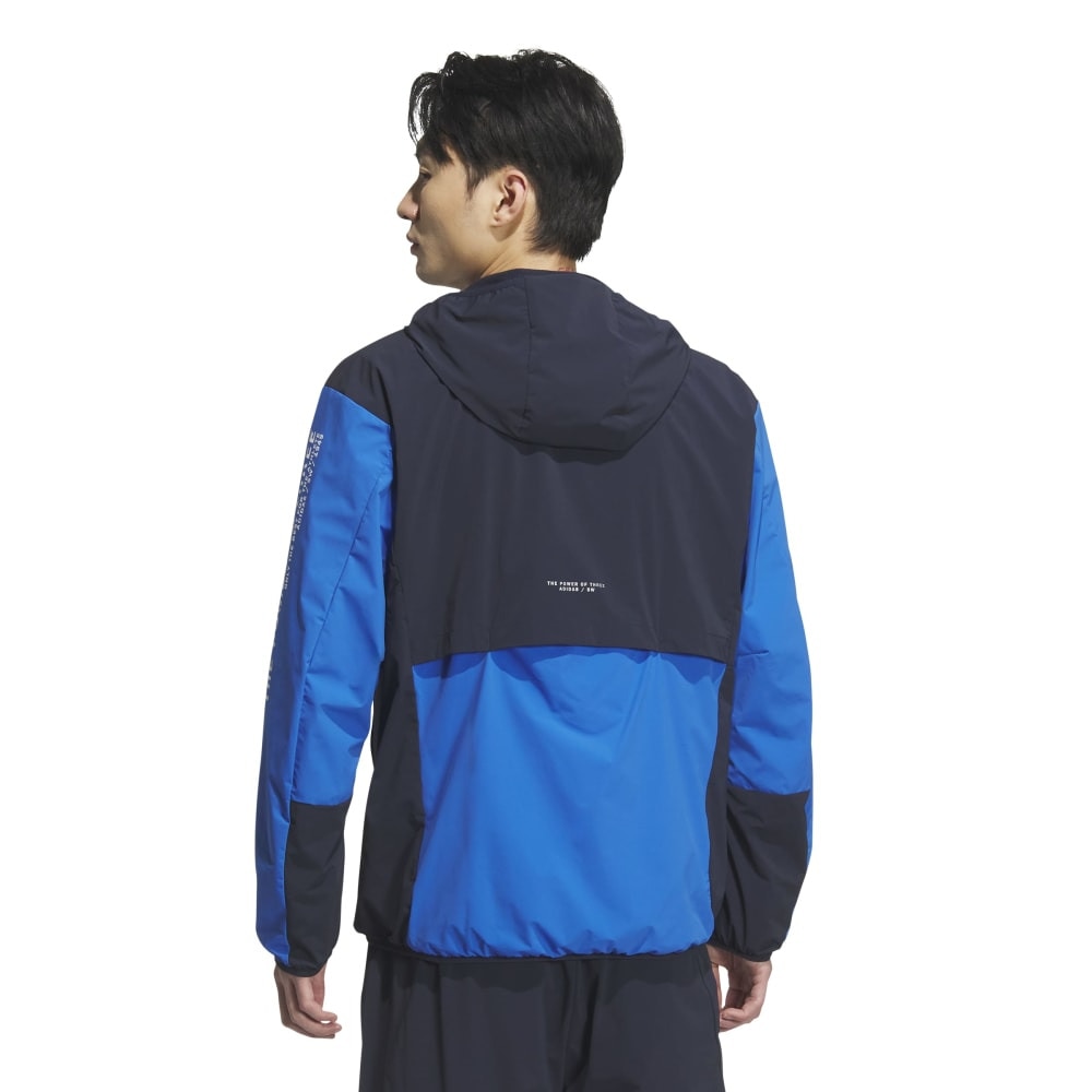 アディダス（adidas）（メンズ）ストレッチ ウーブン フード付き フルジップ トラックトップ Z4786-KA1241