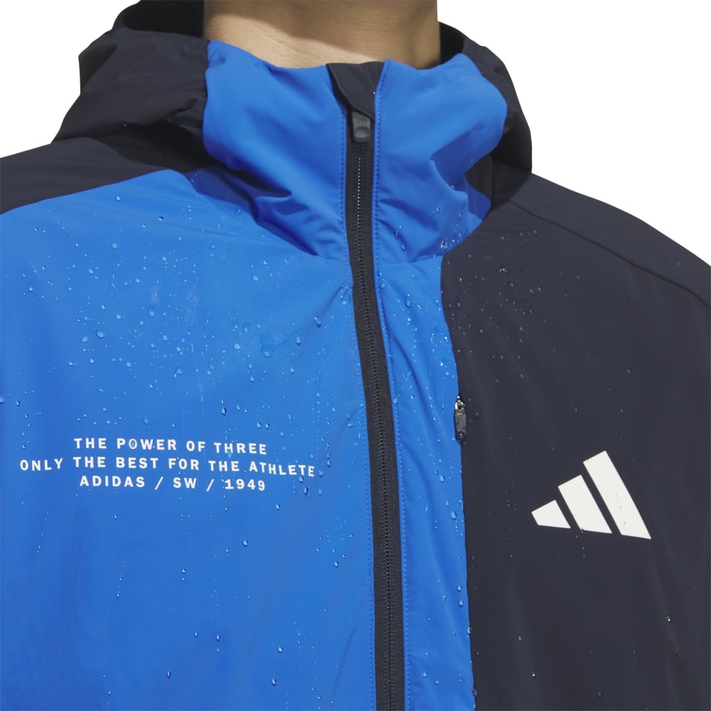 アディダス（adidas）（メンズ）ストレッチ ウーブン フード付き フルジップ トラックトップ Z4786-KA1241