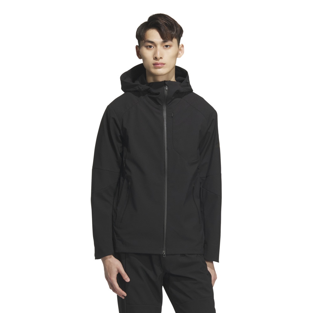 アディダス（adidas）（メンズ）プレミアム スポーツ 圧着加工フリースウーブン フードジャケット F6835-KA1218