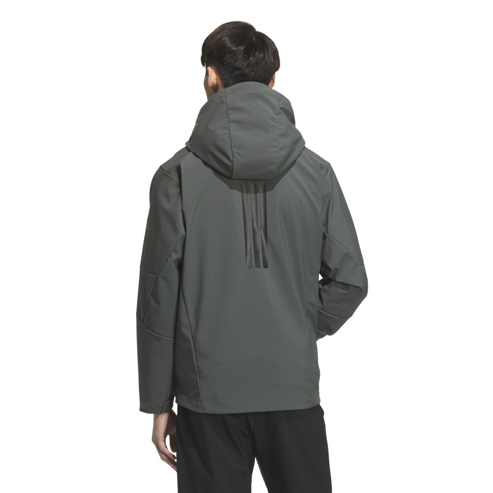 オープンエース フード付きジャケット グレー セール】フード付き無地パファージャケット / アディダスオリジナルス