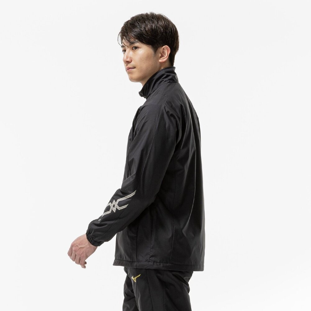 MIZUNO スキーウェア セットアップ 上位モデル ブレスサーモ 黒 メンズL MIZUNO スキーウェア セットアップ 上位モデル ブレスサーモ 黒