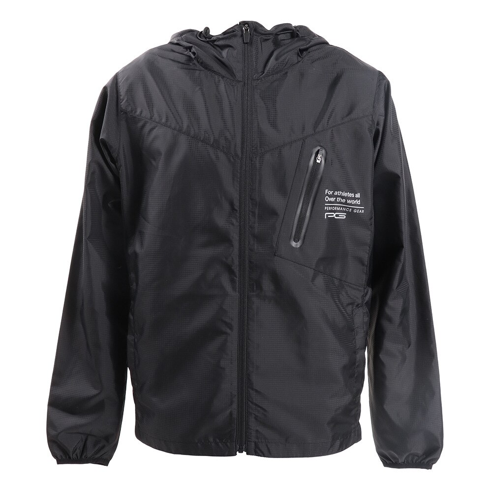  絶耐撥水 UV一枚ウインドブレーカージャケット 854PG0TJ2481 BLK オンライン価格