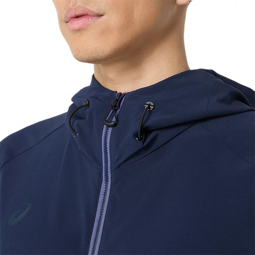 アシックス（ASICS）（メンズ）はっ水ストレッチウーブンフーディー