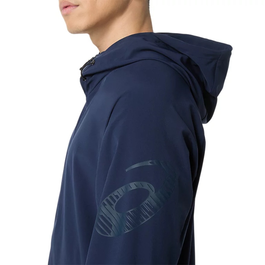 アシックス（ASICS）（メンズ）はっ水ストレッチウーブンフーディー