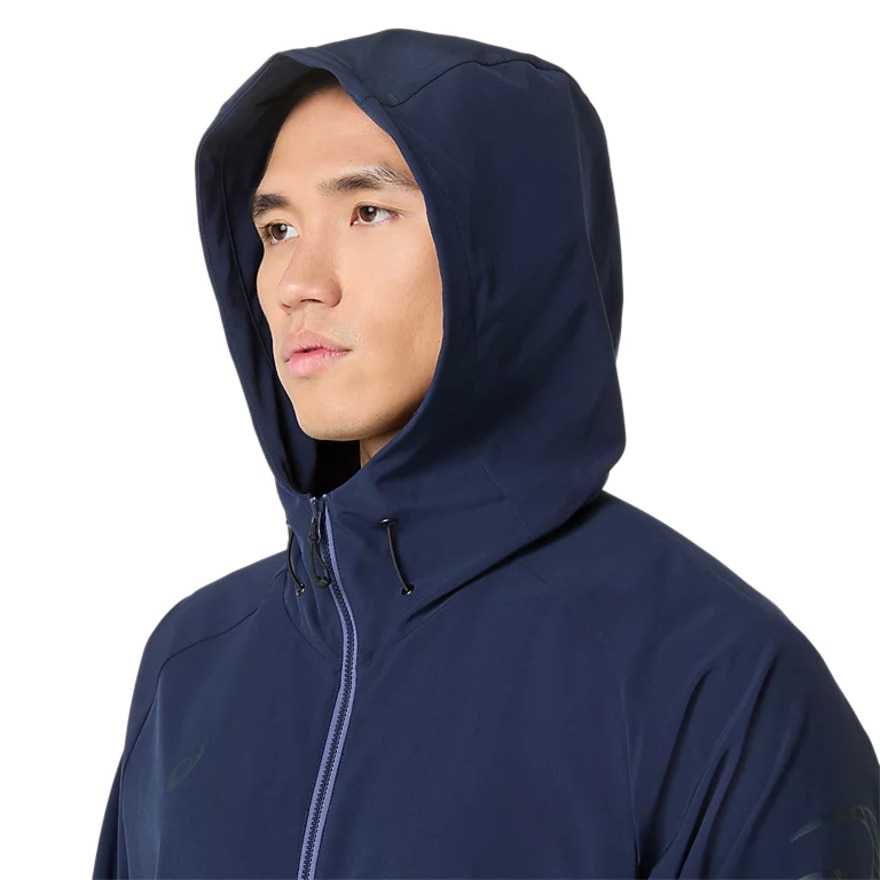 アシックス（ASICS）（メンズ）はっ水ストレッチウーブンフーディー