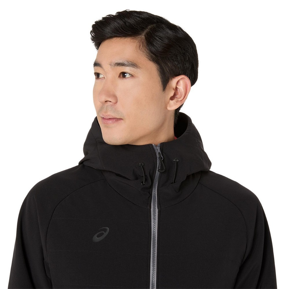 アシックス（ASICS）（メンズ）ハイブリッド中わたフリースフーディー 2031F172.001