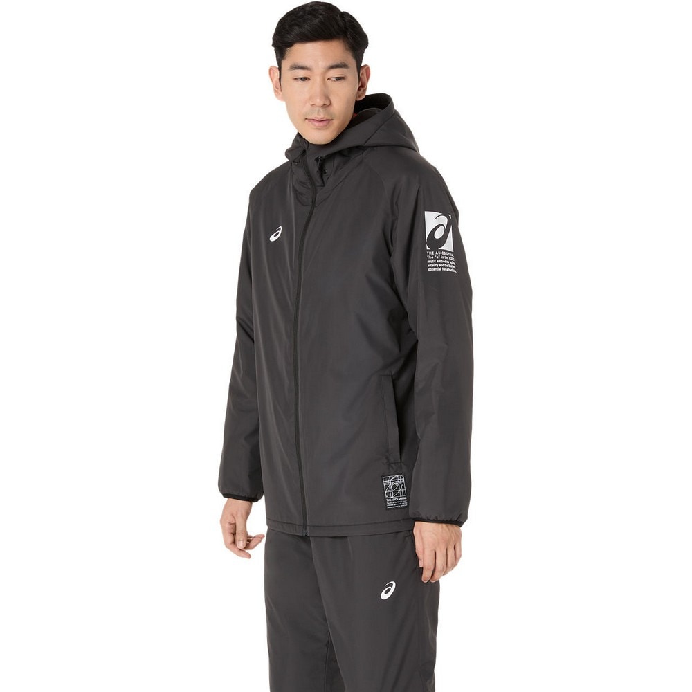 アシックス（ASICS）（メンズ）中わたウインドブレーカーフーディー 2031F177.001