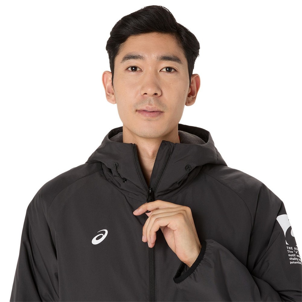 アシックス（ASICS）（メンズ）中わたウインドブレーカーフーディー 2031F177.001