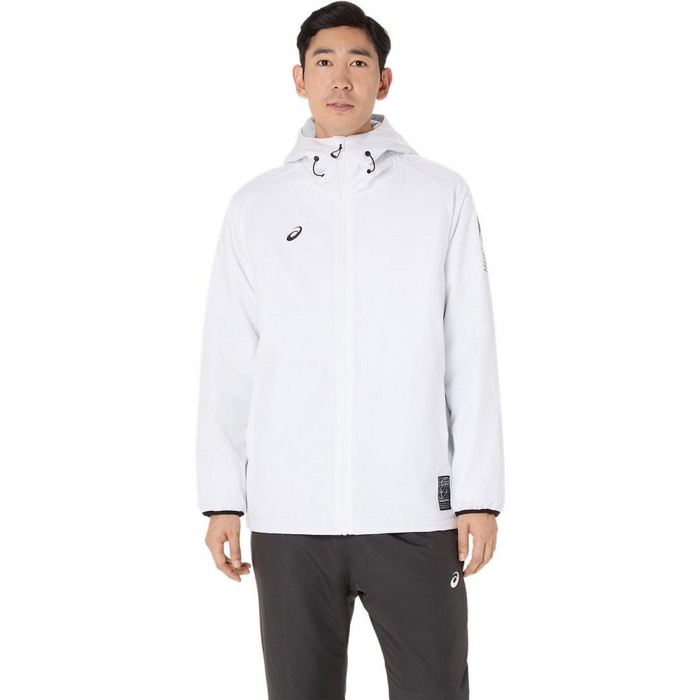 アシックス（ASICS）（メンズ）中わたウインドブレーカーフーディー 2031F177.100