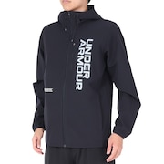 アンダーアーマー（UNDER ARMOUR）（メンズ）ブラッシュドウーブン フルジップ フーディ ジャケット 1381347 001