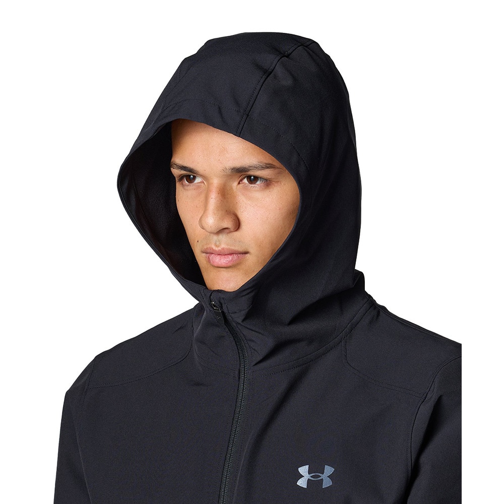 アンダーアーマー（UNDER ARMOUR）（メンズ）ブラッシュドウーブン リフレクト ジャケット 6007741 001