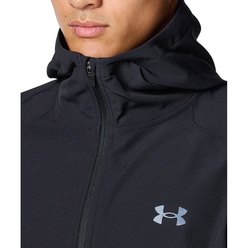 アンダーアーマー（UNDER ARMOUR）（メンズ）ブラッシュドウーブン リフレクト ジャケット 6007741 001