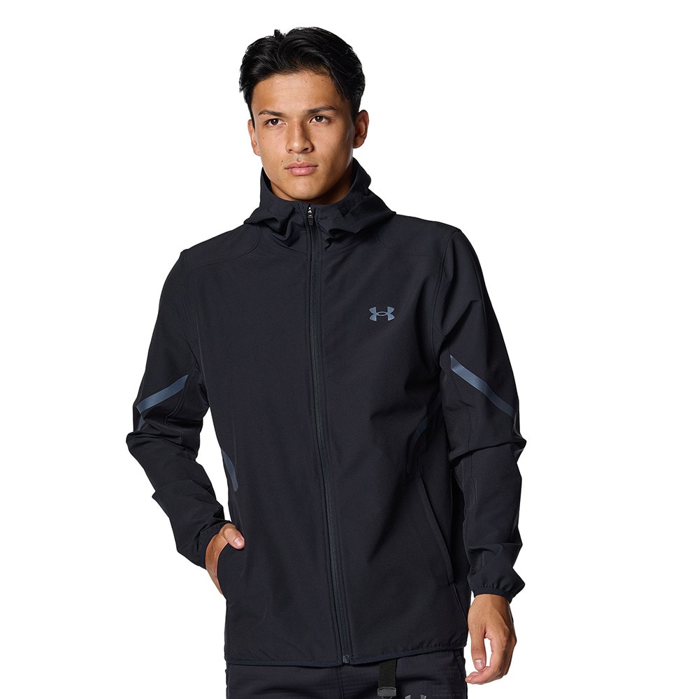 アンダーアーマー（UNDER ARMOUR）（メンズ）ブラッシュドウーブン リフレクト ジャケット 6007741 001