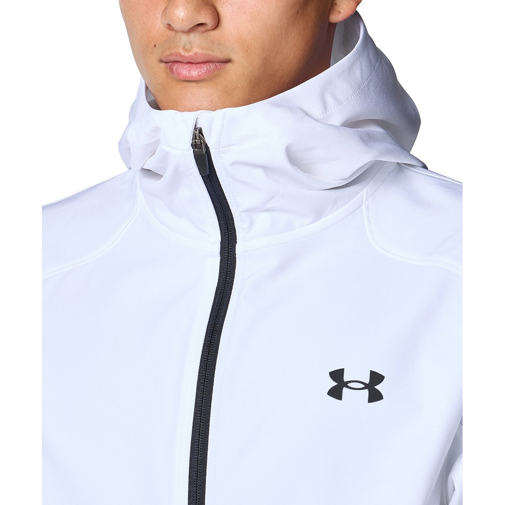 アンダーアーマー（UNDER ARMOUR）（メンズ）ブラッシュドウーブン リフレクト ジャケット6007741 100
