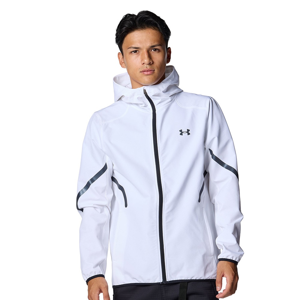 アンダーアーマー（UNDER ARMOUR）（メンズ）ブラッシュドウーブン リフレクト ジャケット6007741 100