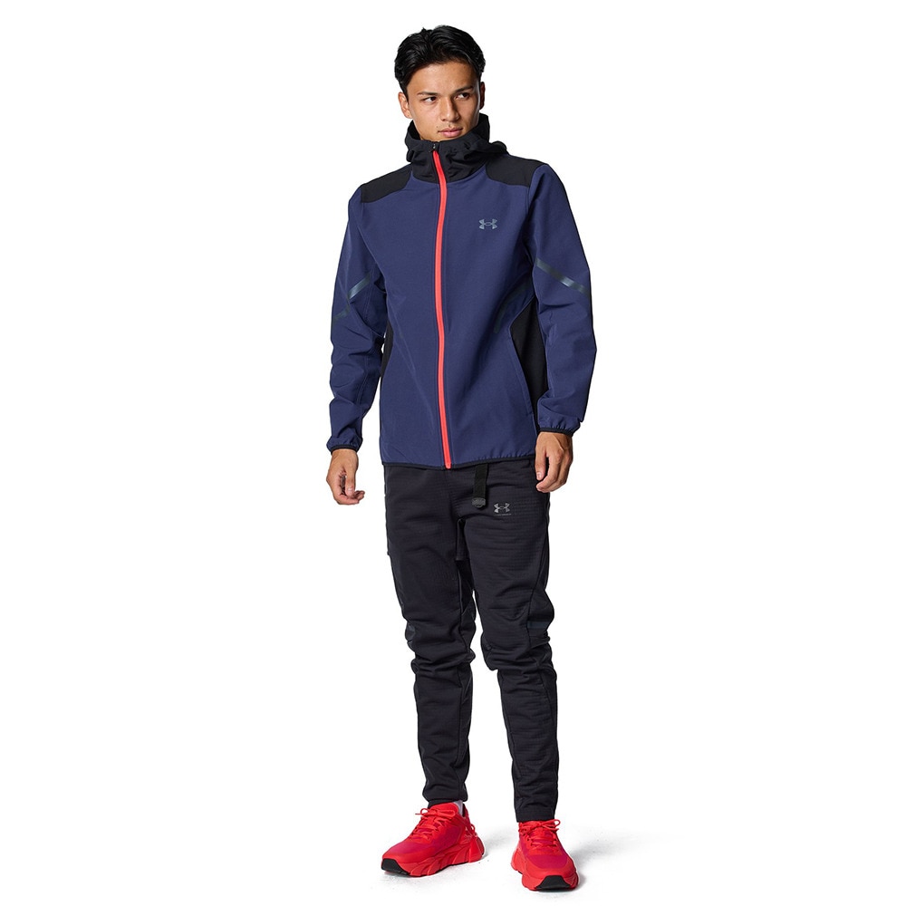 アンダーアーマー（UNDER ARMOUR）（メンズ）ブラッシュドウーブン リフレクト ジャケット 6007741 403