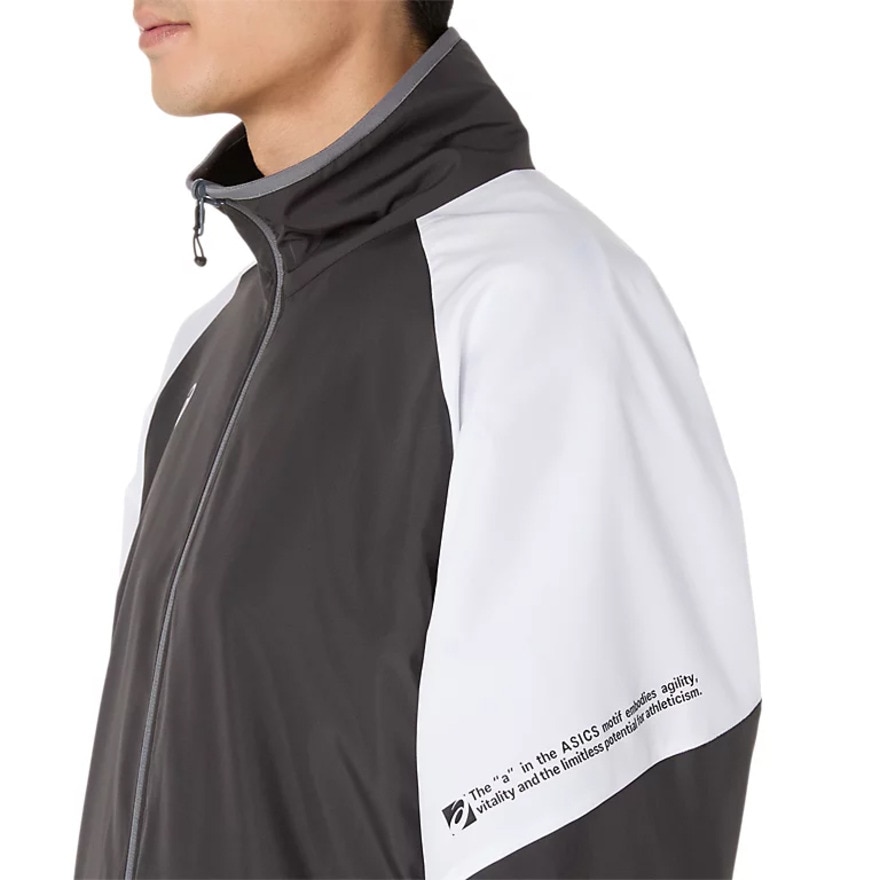 アシックス（ASICS）（メンズ）リラックスリバーシブルウーブンフリースジャケット 2031F171.001