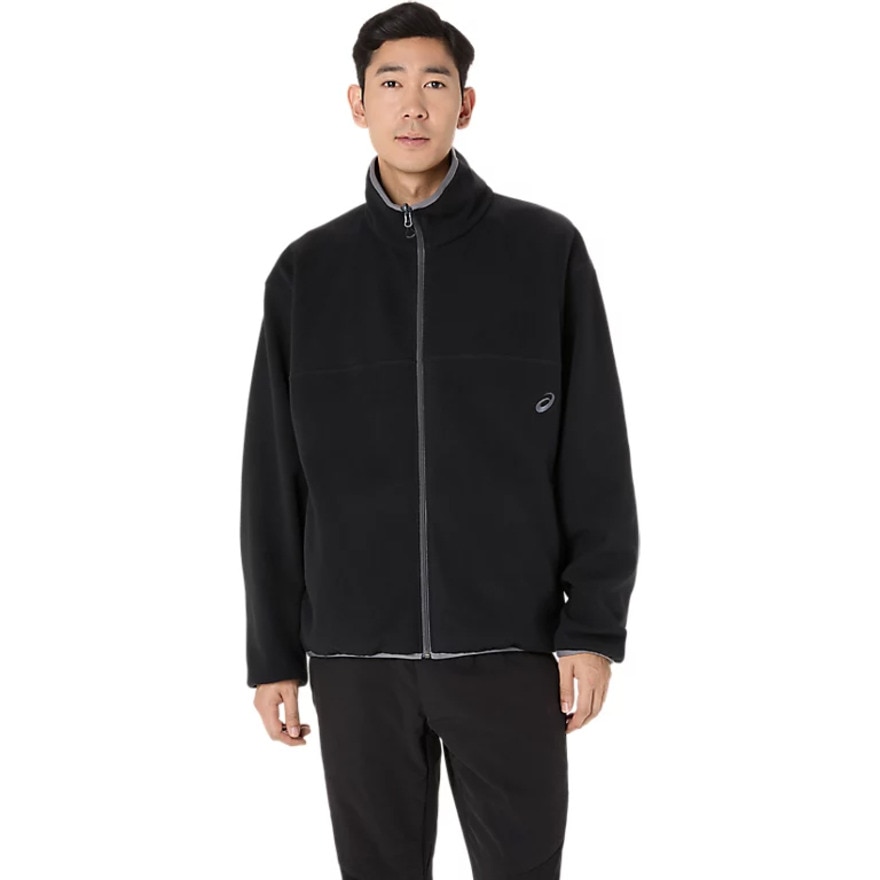 アシックス（ASICS）（メンズ）リラックスリバーシブルウーブンフリースジャケット 2031F171.001