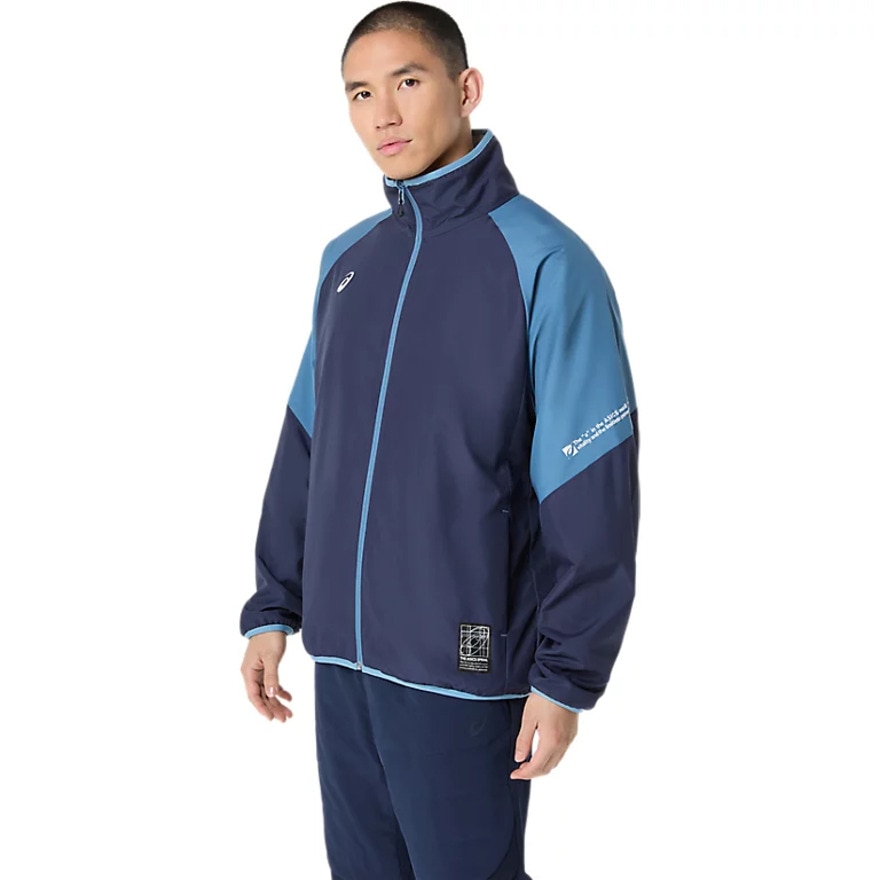 アシックス（ASICS）（メンズ）リラックスリバーシブルウーブンフリースジャケット 2031F171.400