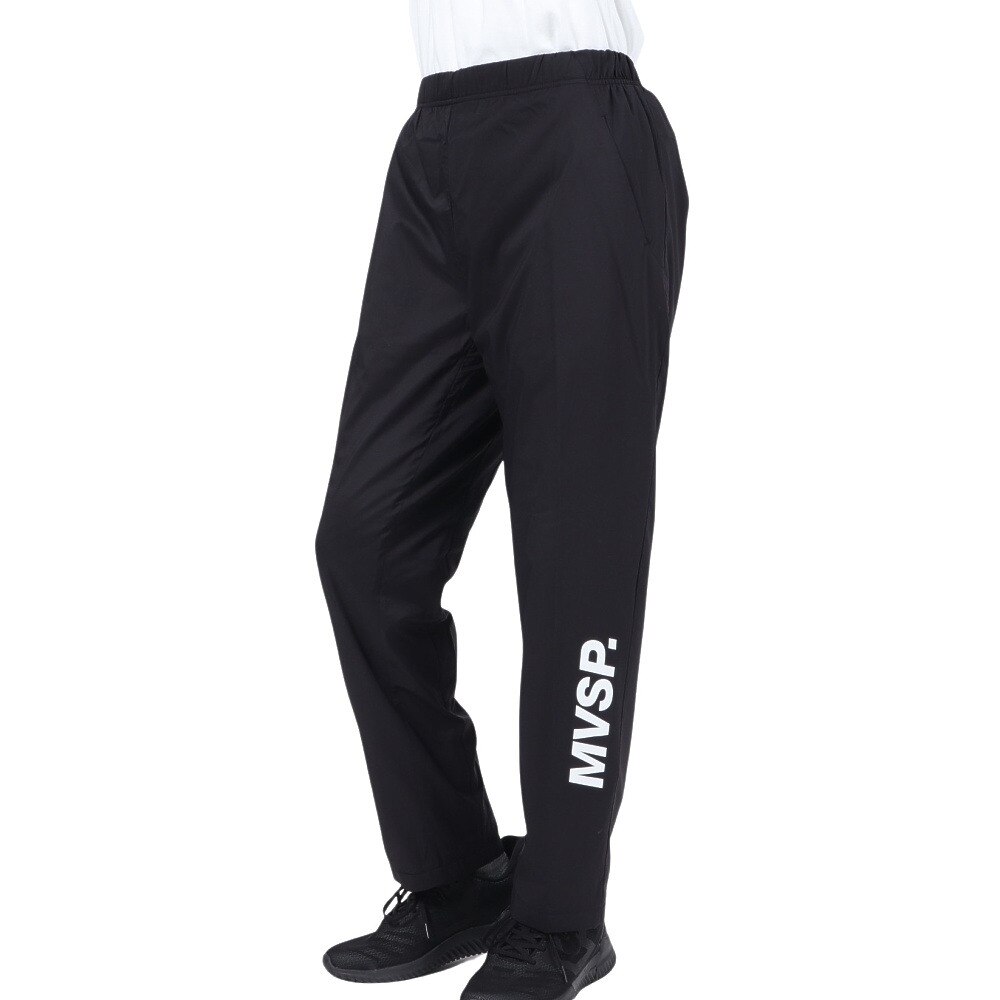 デサント（DESCENTE）（メンズ）HEATNAVI サイドロゴ テーパードパンツ DMMWJG30 BK
