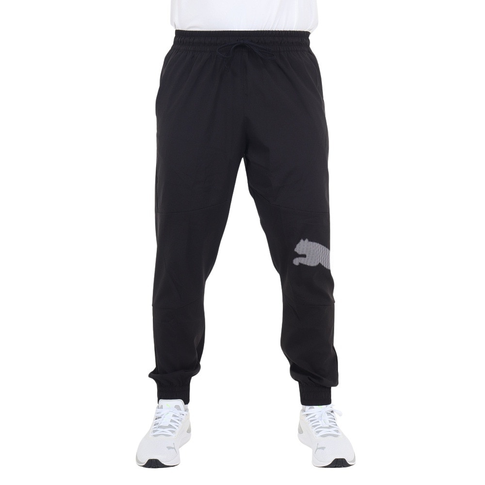 プーマ（PUMA）（メンズ）TRAIN ALL DAY ビッグキャットウーブンパンツ 524584 56 BLK