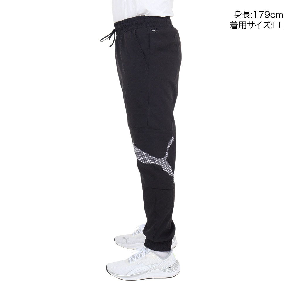 プーマ（PUMA）（メンズ）TRAIN ALL DAY ビッグキャットウーブンパンツ 524584 56 BLK