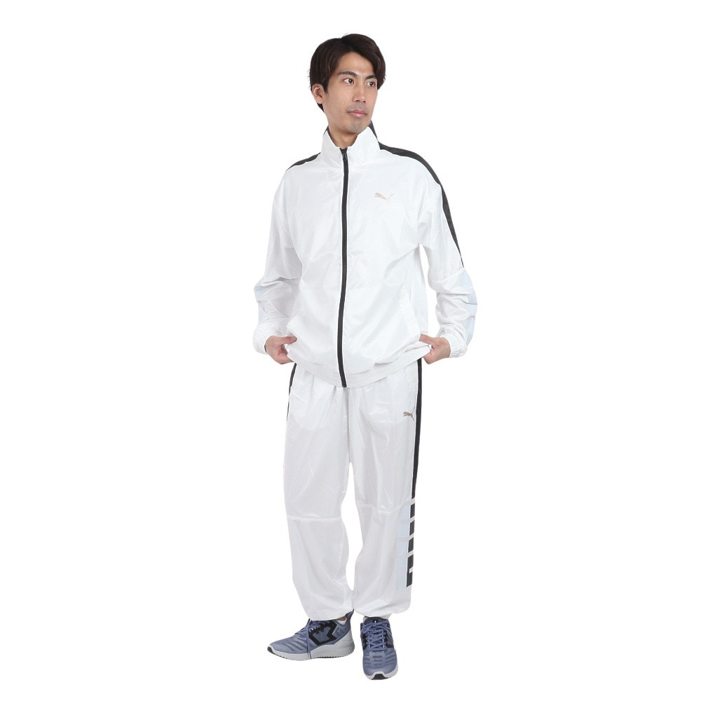 プーマ（PUMA）（メンズ）トレーニング トレイン エッジ ウラメッシュウーブンパンツ 525201 02 WHT