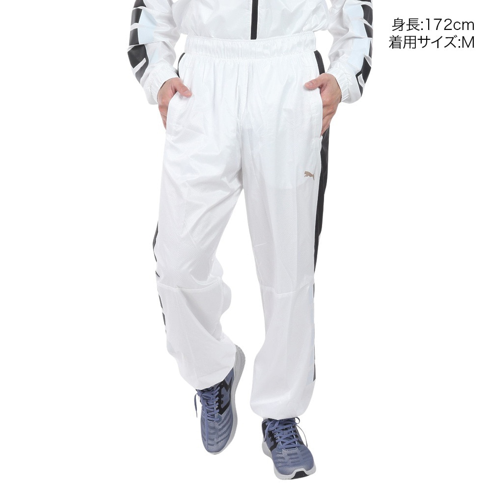 プーマ（PUMA）（メンズ）トレーニング トレイン エッジ ウラメッシュウーブンパンツ 525201 02 WHT