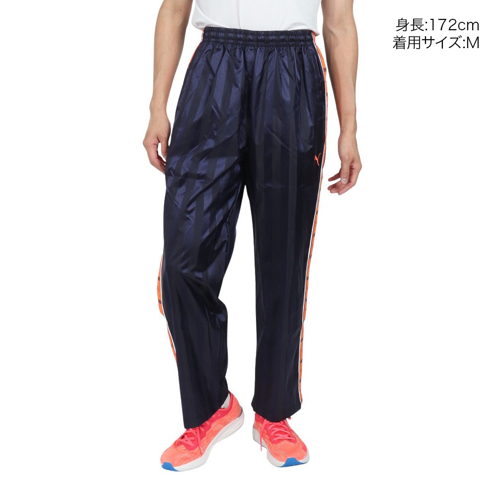 プーマ（PUMA）（メンズ）トレーニング シャドウ ストライプ ウーブン パンツ 527753 61 NVY