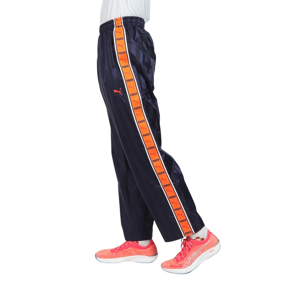 プーマ（PUMA）（メンズ）トレーニング シャドウ ストライプ ウーブン パンツ 527753 61 NVY