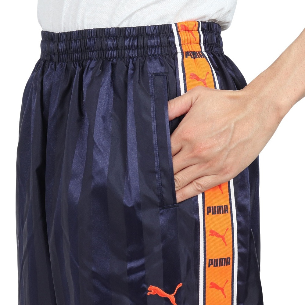 プーマ（PUMA）（メンズ）トレーニング シャドウ ストライプ ウーブン パンツ 527753 61 NVY