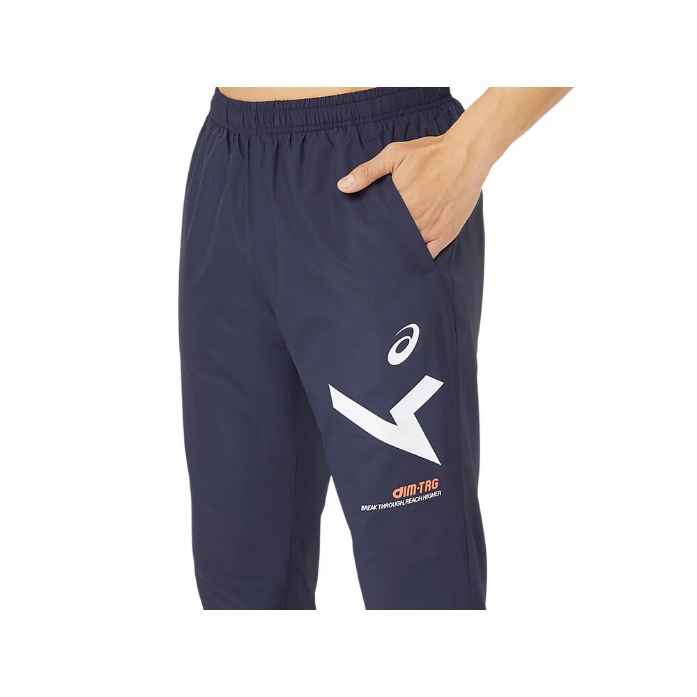 アシックス（ASICS）（メンズ、レディース）パンツ メンズ  A-I-M裏 トリコットウインドブレーカーパンツ 2031E273.400