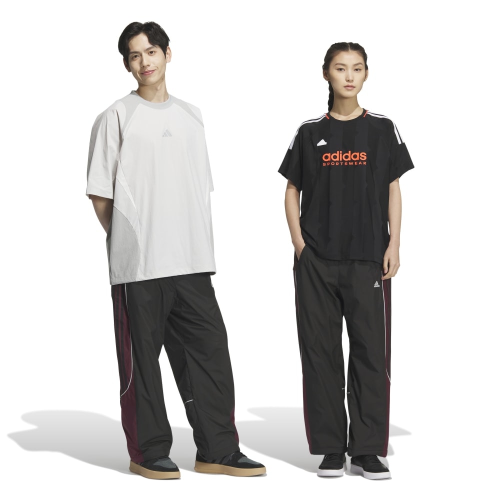 アディダス（adidas）（メンズ、レディース）ビヨンド ザ スリーストライプス ルーズフィット ウーブンパンツ KWX94-JG8583