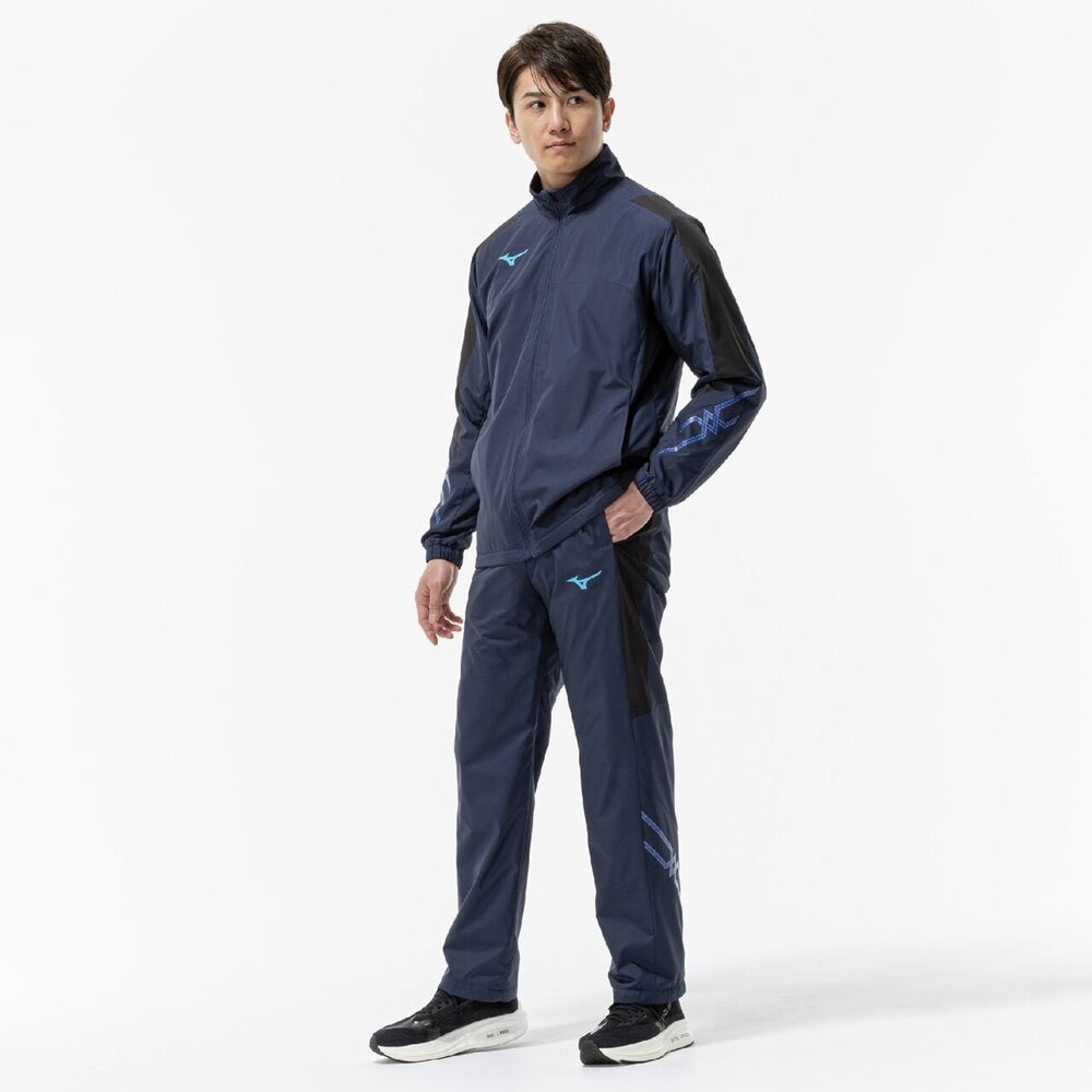 ミズノ（MIZUNO）（メンズ、レディース）ウインドブレーカーパンツ 32MFC63111