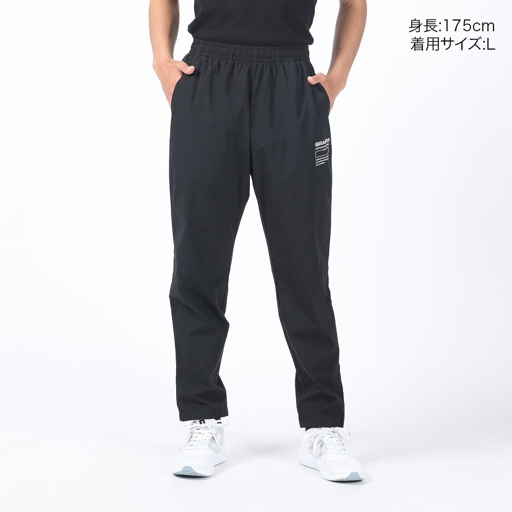 ジローム（GIRAUDM）（メンズ）パンツ uv UV 撥水 防風 ブラック 黒 スプリング ブレーカー パンツ WB4S0011-TR854-GRSD BLK