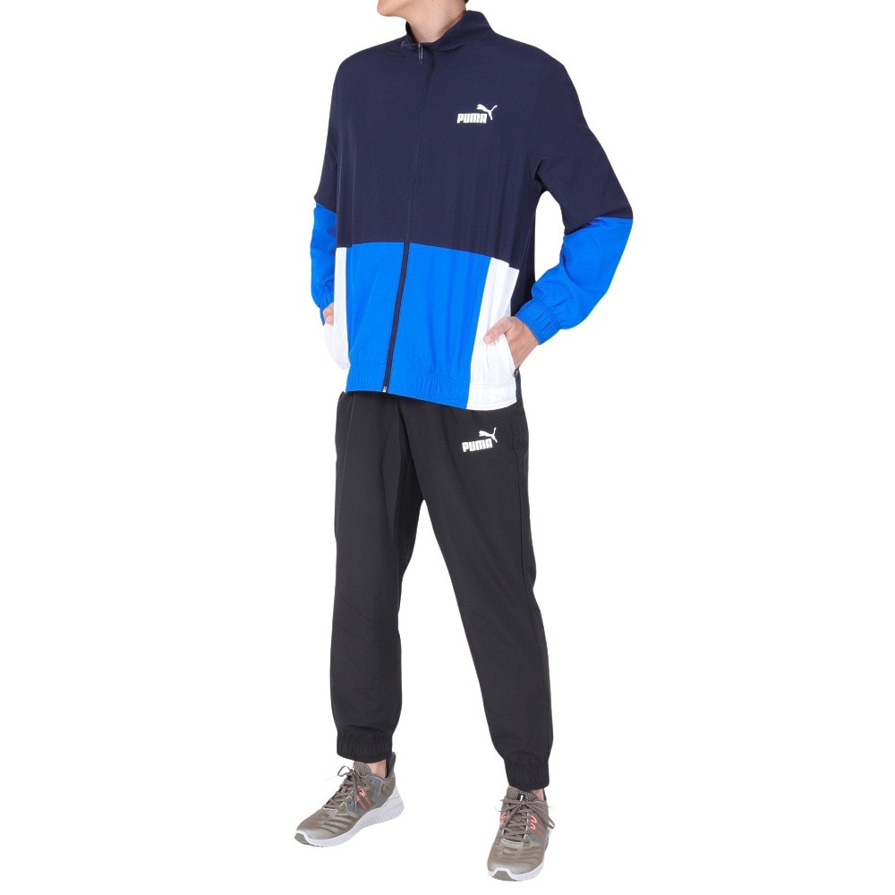 プーマ（PUMA）（メンズ）ジャージ メンズ 上下セット トラックスーツ 678442 06 NVY