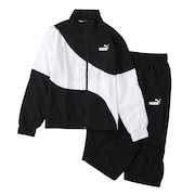 プーマ(PUMA)(メンズ)PUMA POWER ウーブン ジャージ 上下セット クローズドヘム 675747 01 BLU