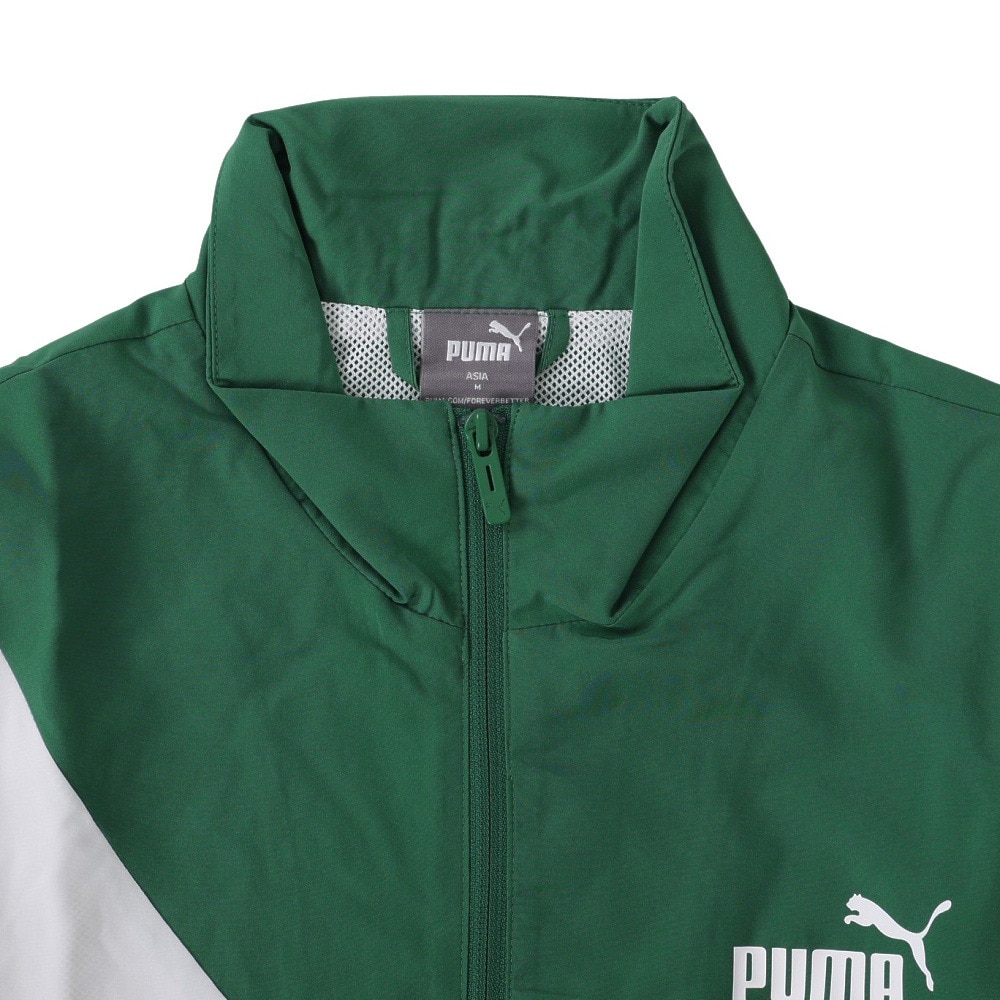 プーマ（PUMA）（メンズ）PUMA POWER ウーブン ジャージ 上下セット クローズドヘム 675747 37 GRN