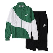 プーマ(PUMA)(メンズ)PUMA POWER ウーブン ジャージ 上下セット クローズドヘム 675747 37 GRN